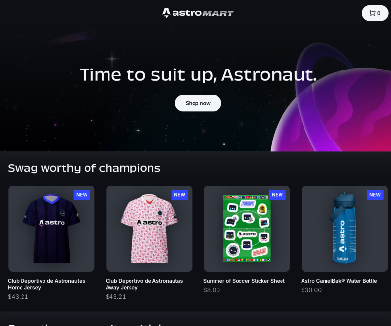 Astro Shop