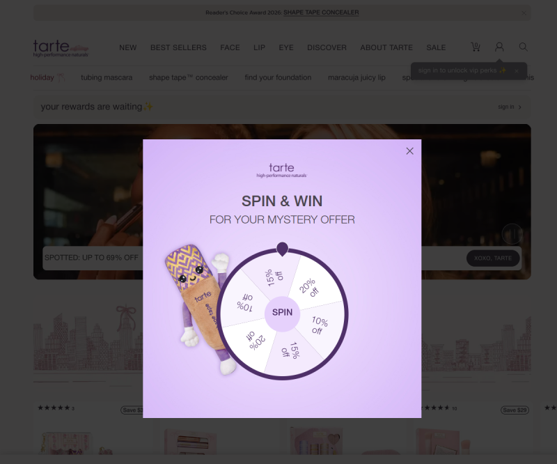 tarte cosmetics