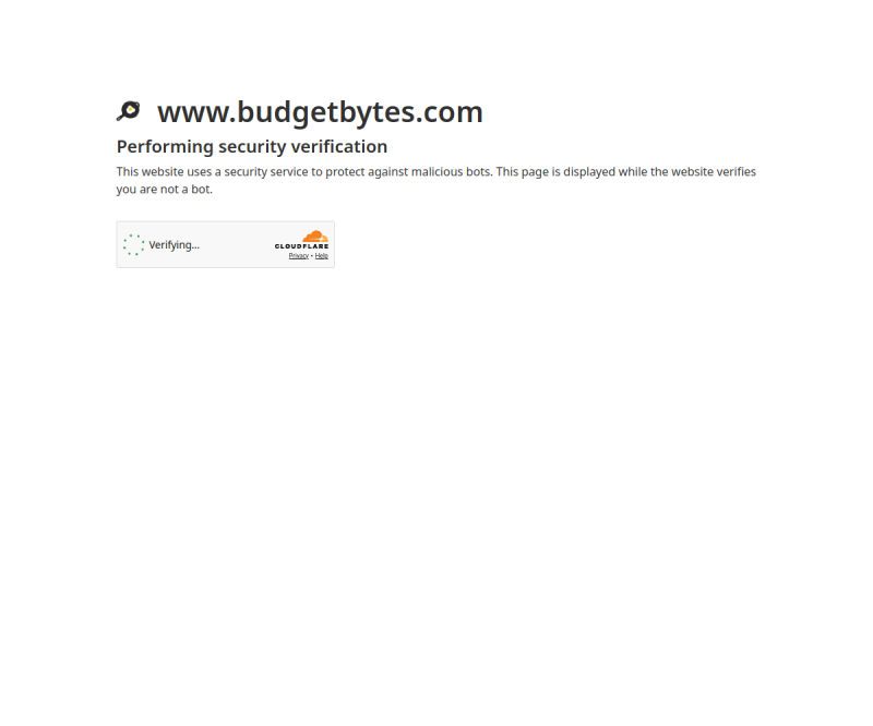 Budget Bytes