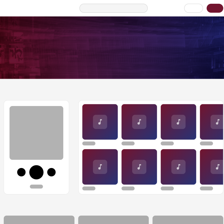 1.fm homepage screenshot