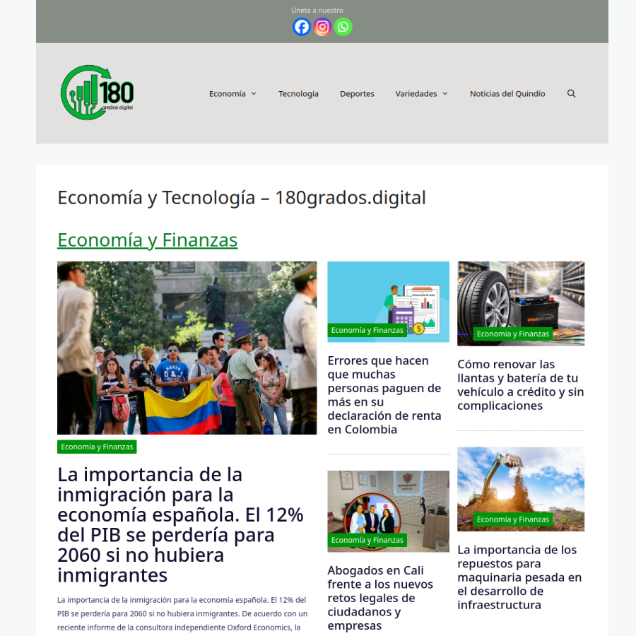 180grados.digital homepage screenshot
