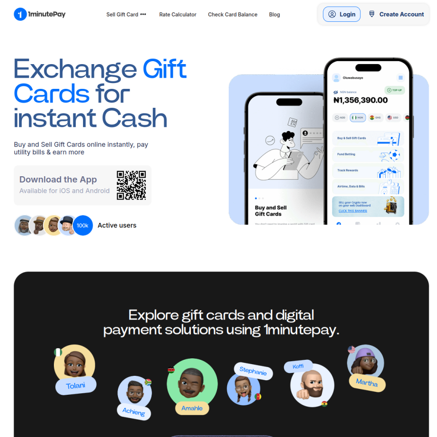 1minutepay.com homepage screenshot