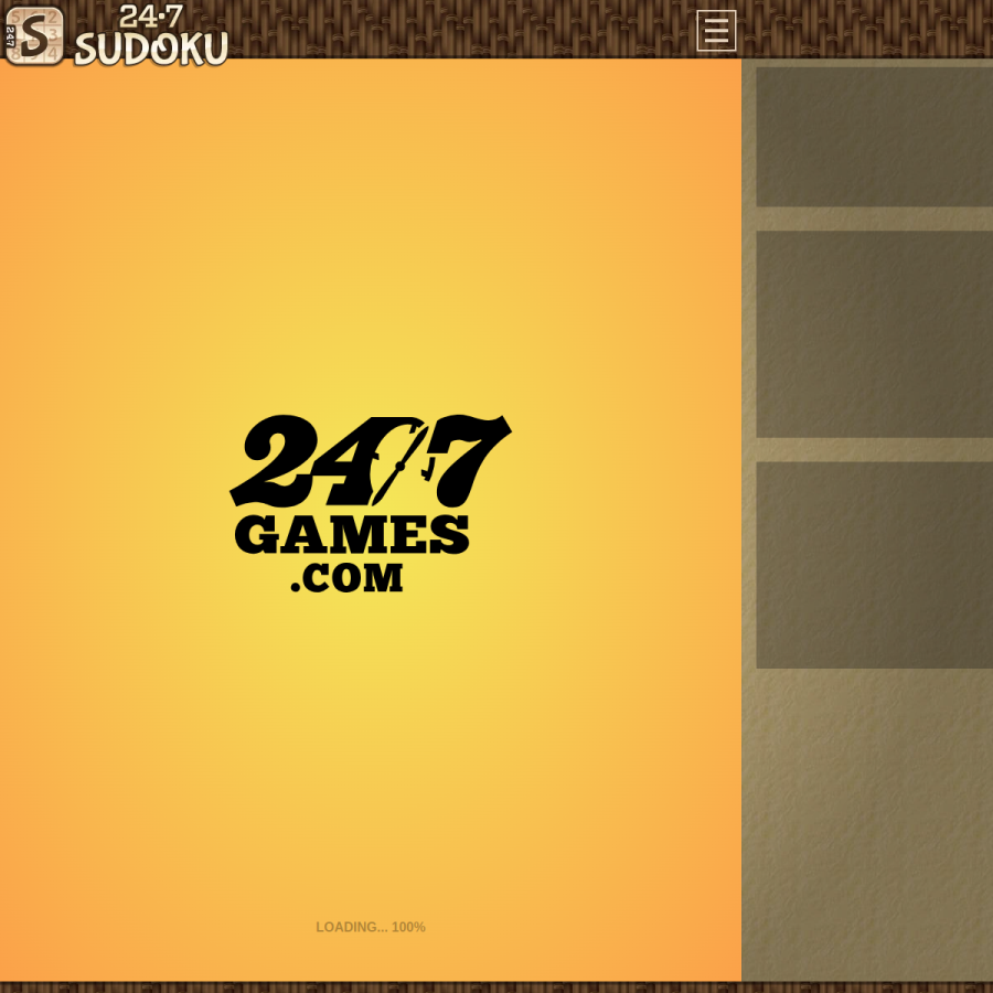 247sudoku.com homepage screenshot
