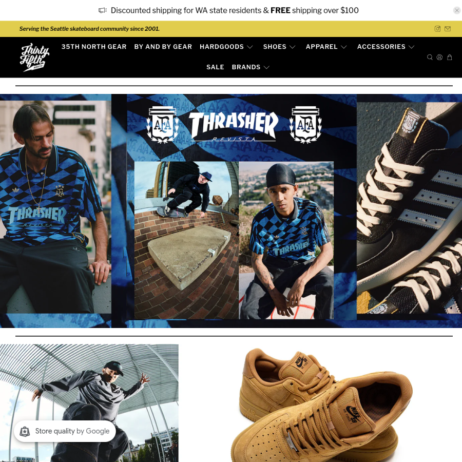 35thnorth.com homepage screenshot