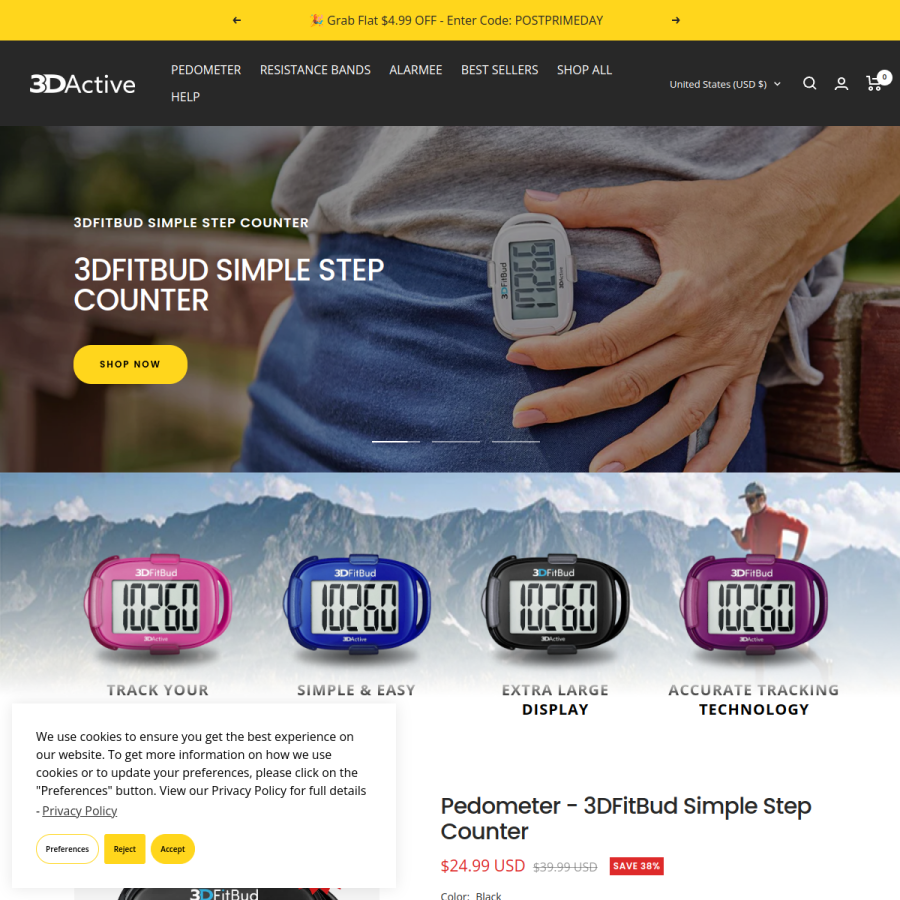 3dactive.com homepage screenshot