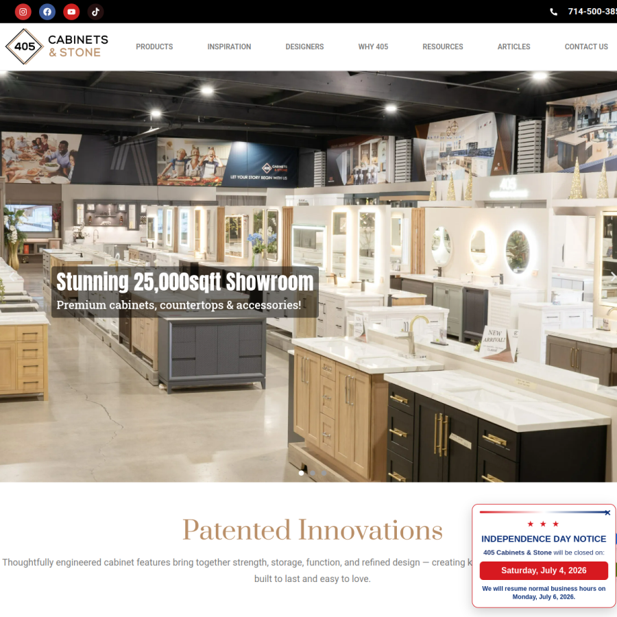 405cs.com homepage screenshot