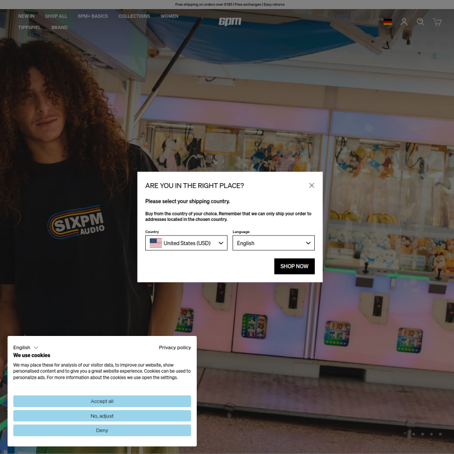 6pmseason.com homepage screenshot
