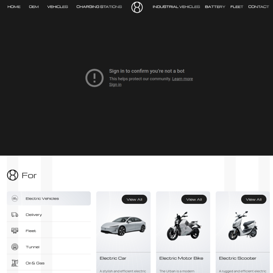 8.auto homepage screenshot