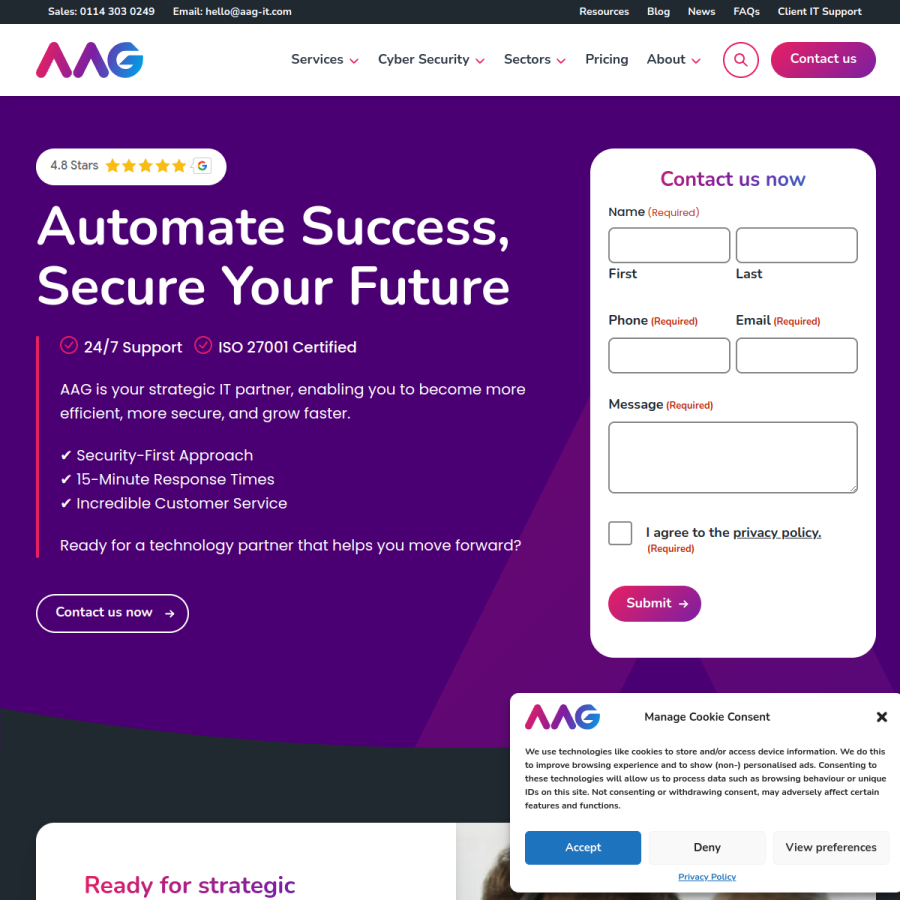 aag-it.com homepage screenshot