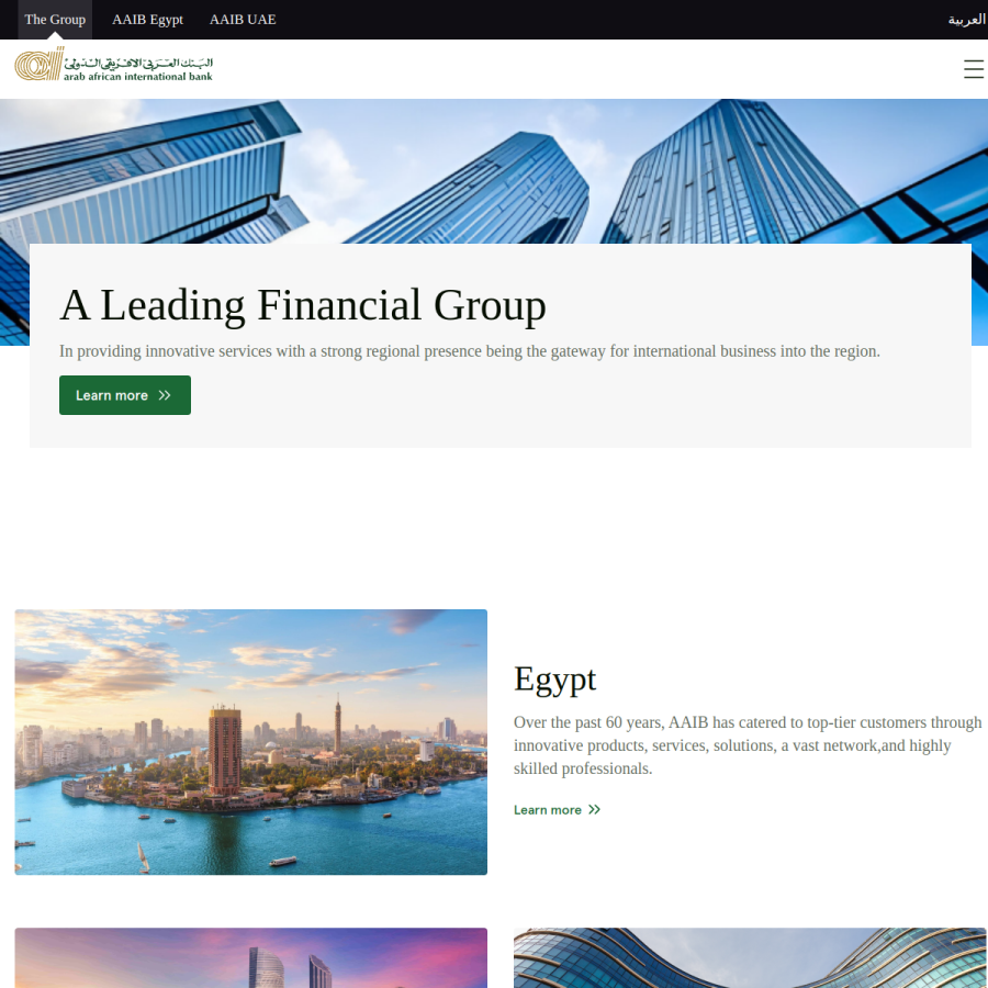aaib.com homepage screenshot