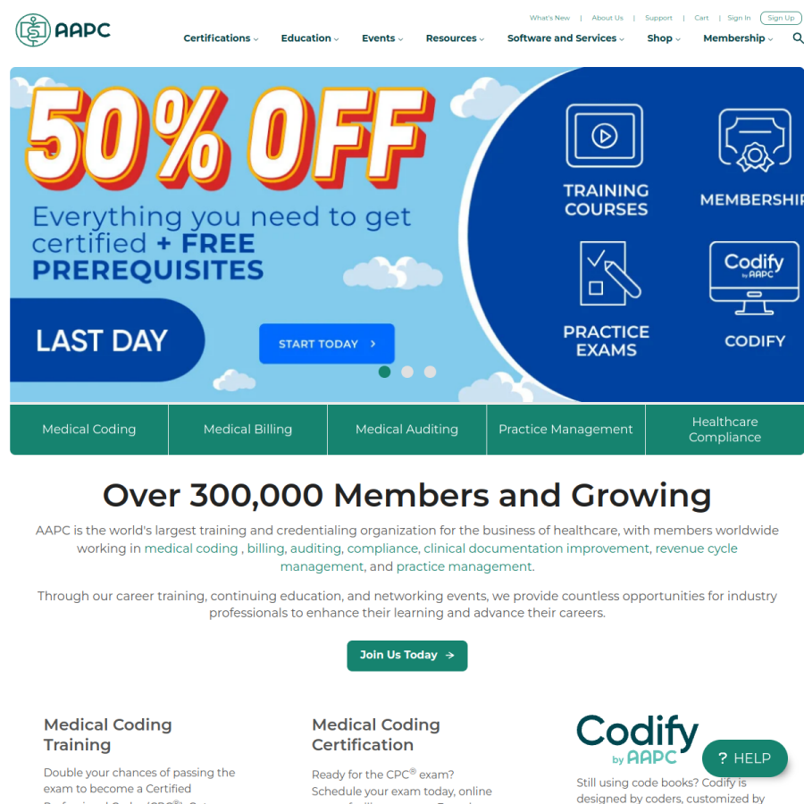 aapc.com homepage screenshot