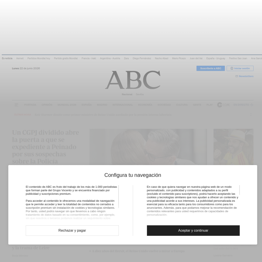 abc.es homepage screenshot
