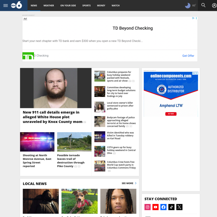abc6onyourside.com homepage screenshot