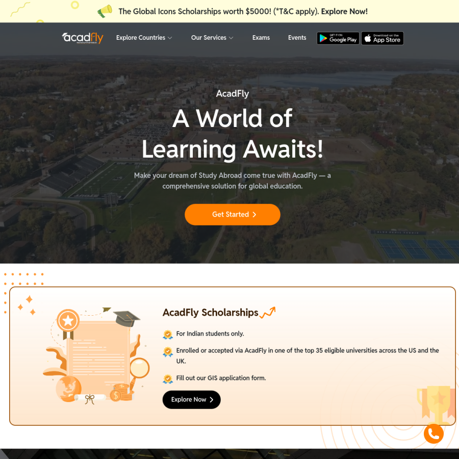 acadfly.com homepage screenshot