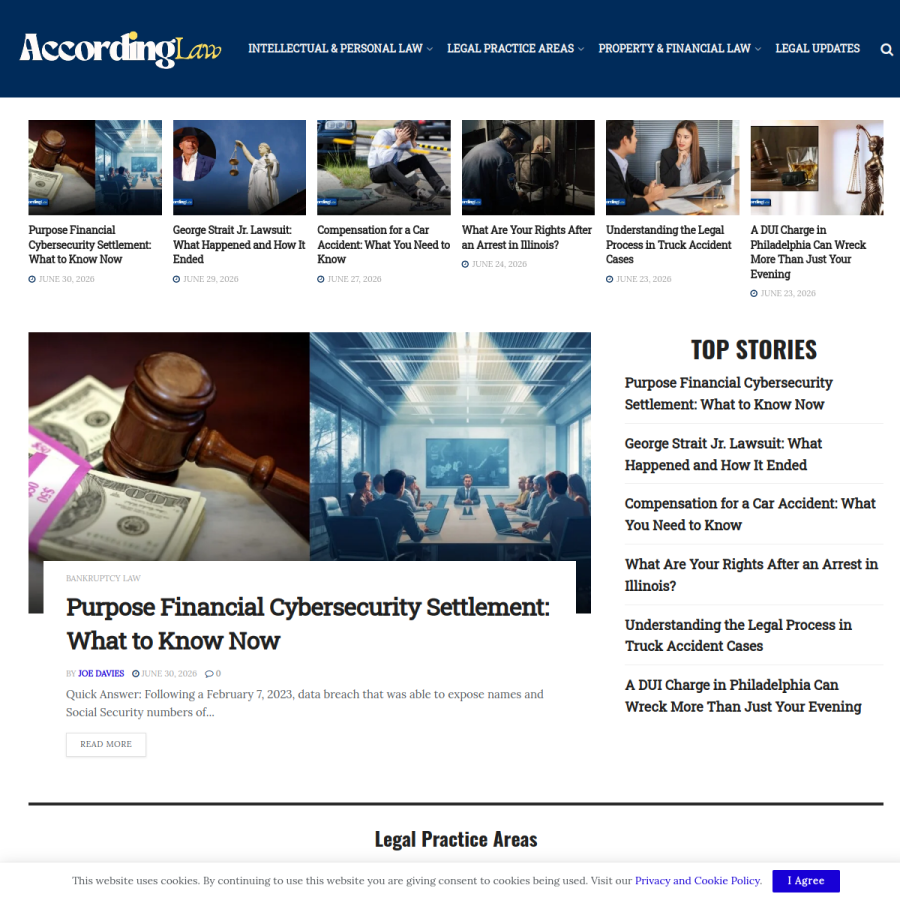 accordinglaw.com homepage screenshot