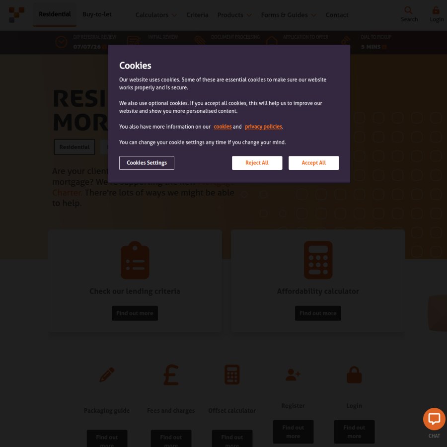 accordmortgages.com homepage screenshot