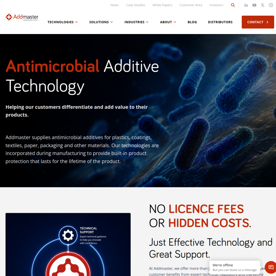 addmaster.co.uk homepage screenshot