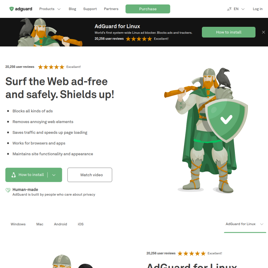 adguard.com homepage screenshot