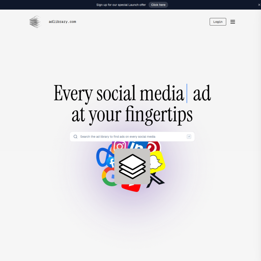 adlibrary.com homepage screenshot