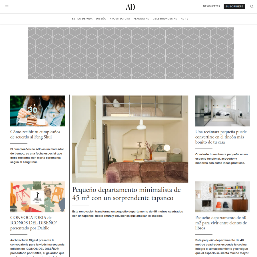 admagazine.com homepage screenshot