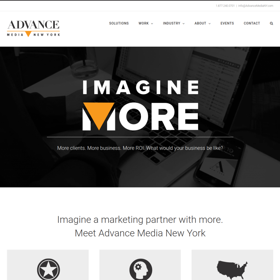 advancemediany.com homepage screenshot