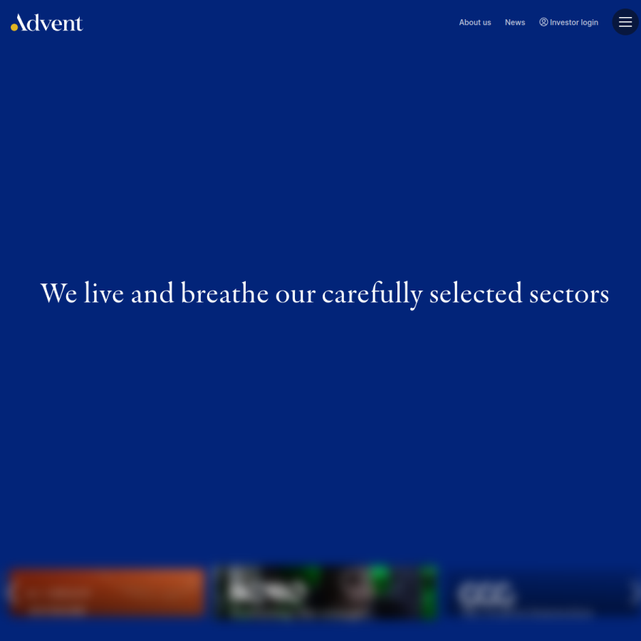 adventinternational.com homepage screenshot