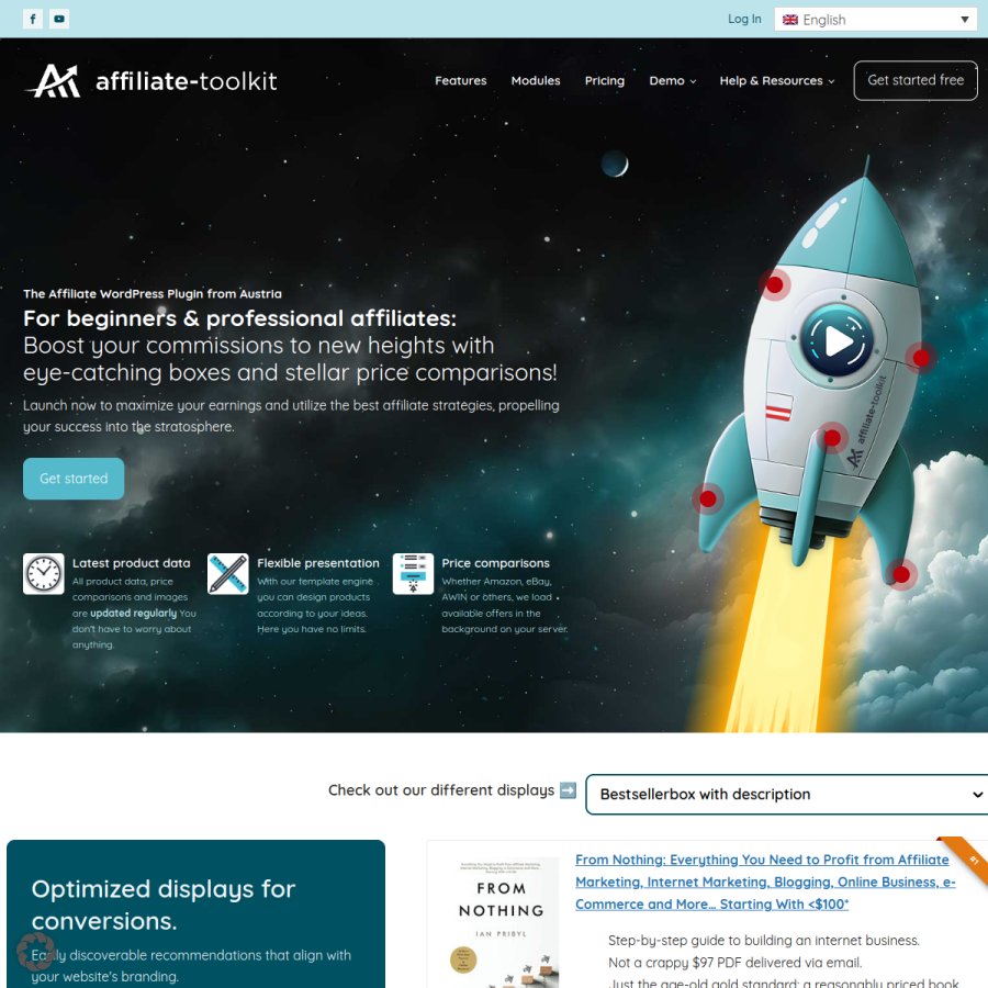 affiliate-toolkit.com homepage screenshot