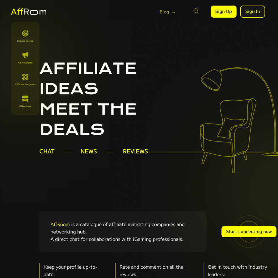 affroom.com homepage screenshot