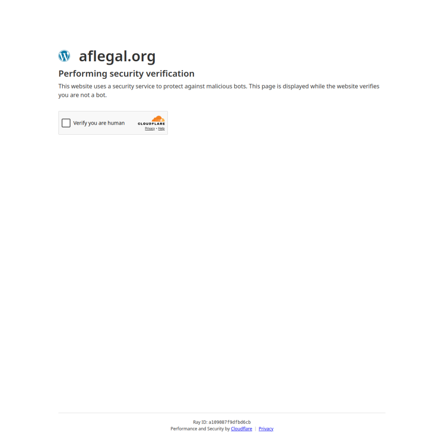 aflegal.org homepage screenshot