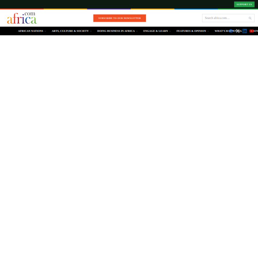 africa.com homepage screenshot