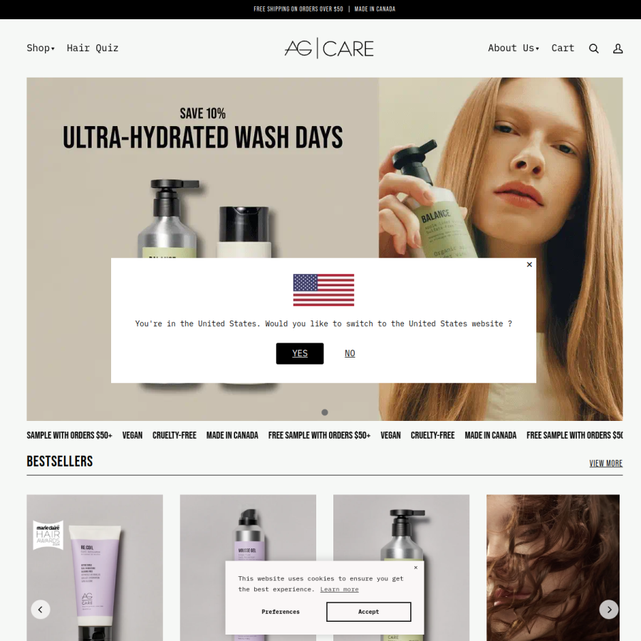 ag.care homepage screenshot