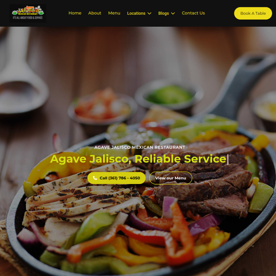 agavejalisco.com homepage screenshot