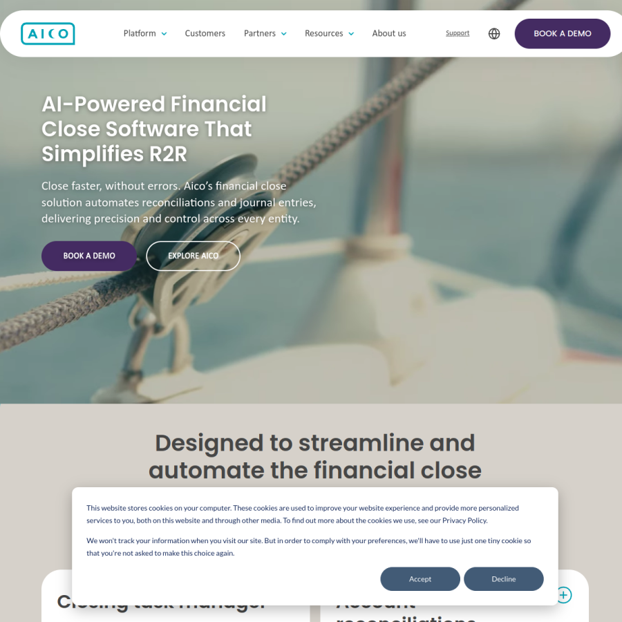 aico.ai homepage screenshot
