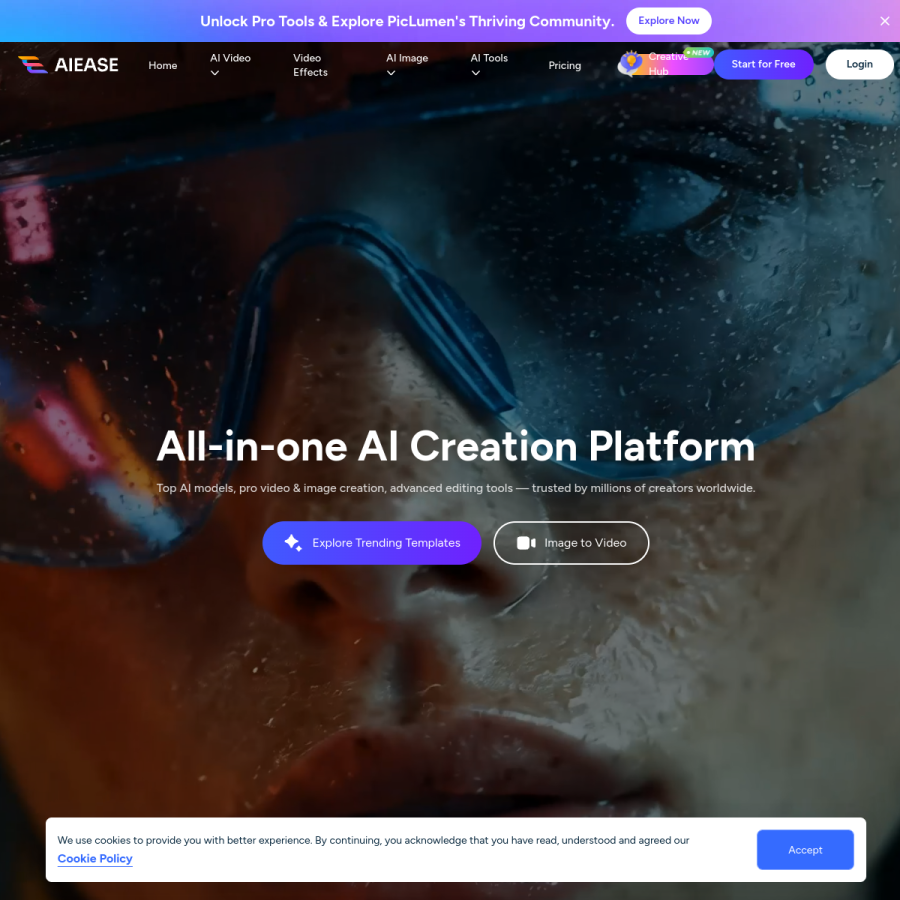 aiease.ai homepage screenshot
