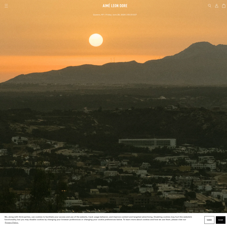 aimeleondore.com homepage screenshot