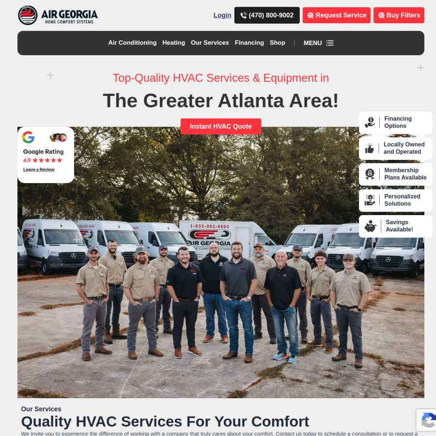 air-ga.net homepage screenshot