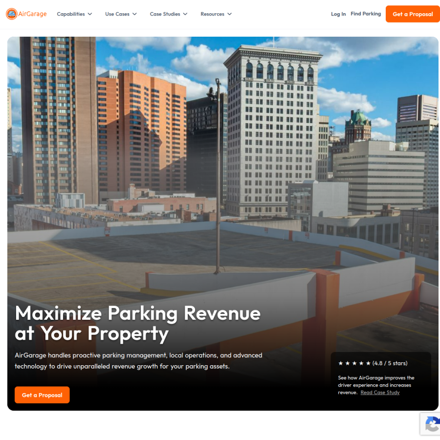 airgarage.com homepage screenshot