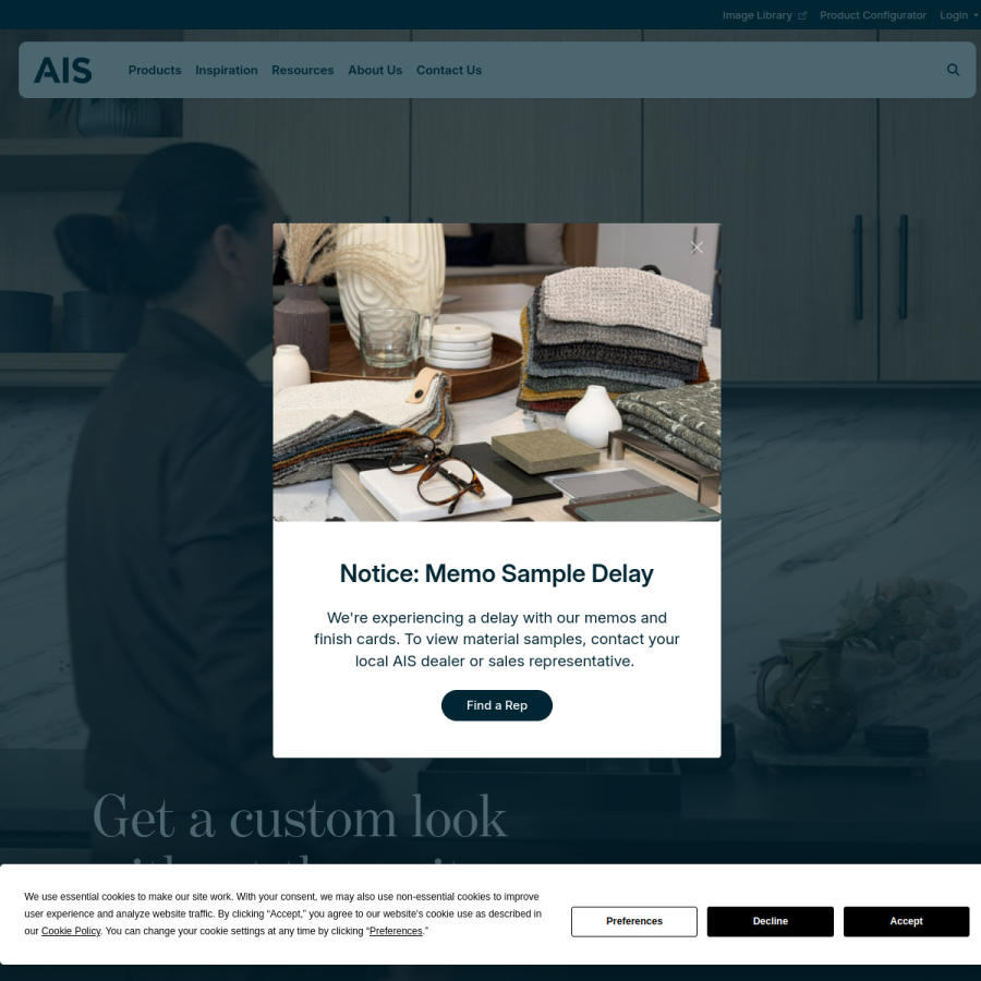 ais-inc.com homepage screenshot
