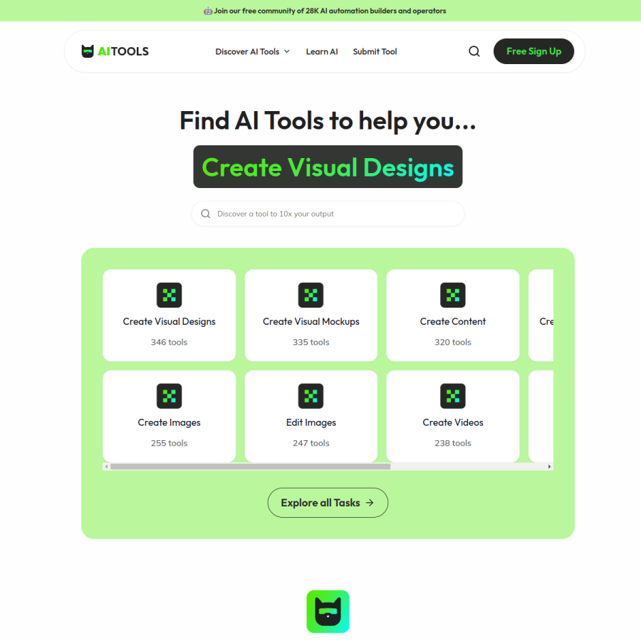 aitools.inc homepage screenshot