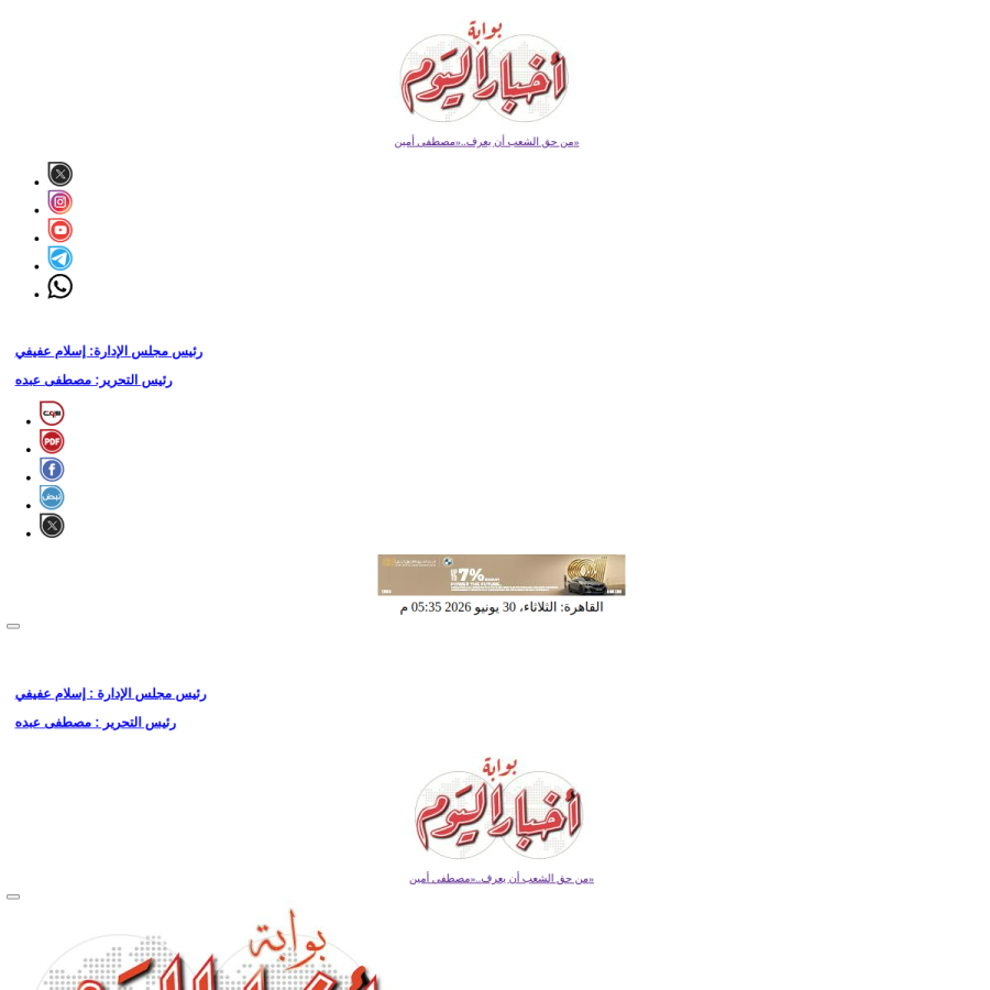 akhbarelyom.com homepage screenshot