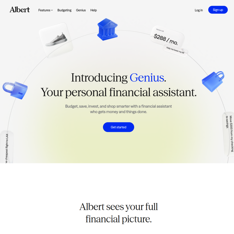 albert.com homepage screenshot