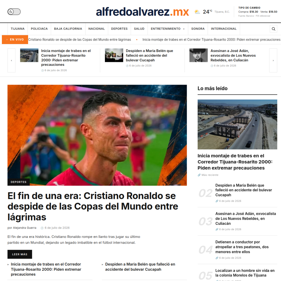 alfredoalvarez.mx homepage screenshot