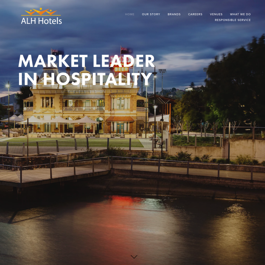 alhgroup.com.au homepage screenshot