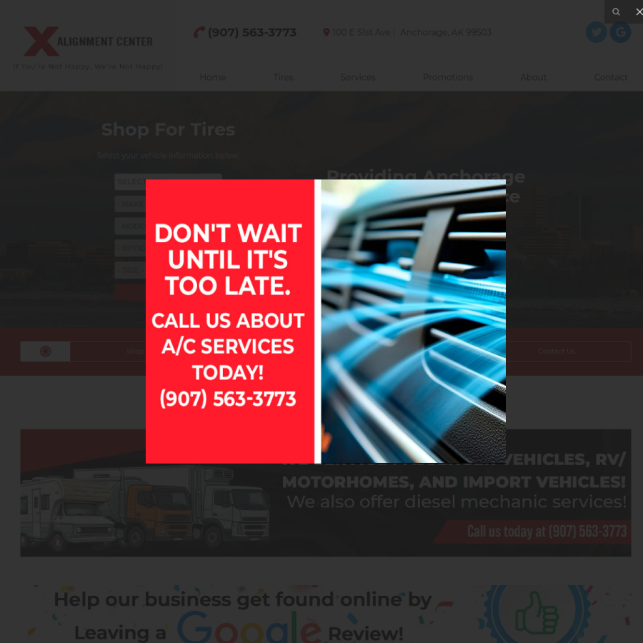 alignmentcenterak.com homepage screenshot