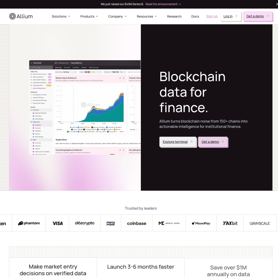 allium.so homepage screenshot