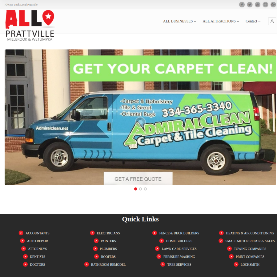allprattville.com homepage screenshot