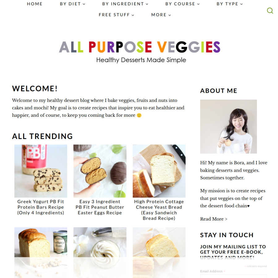 allpurposeveggies.com homepage screenshot