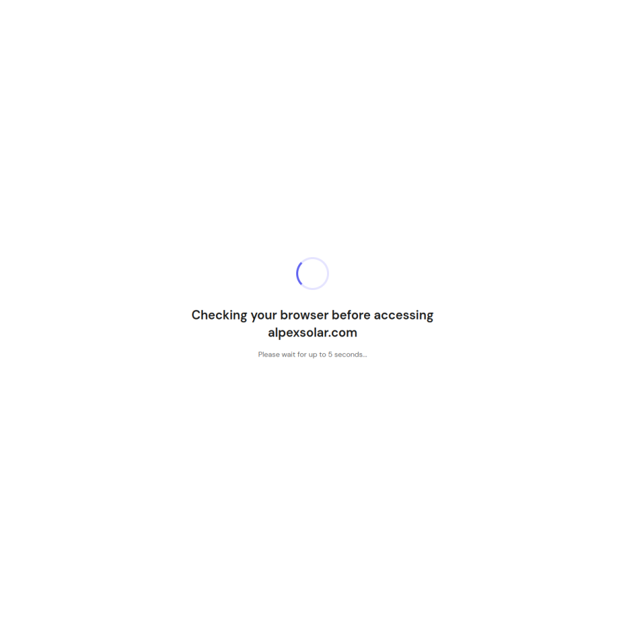 alpexsolar.com homepage screenshot