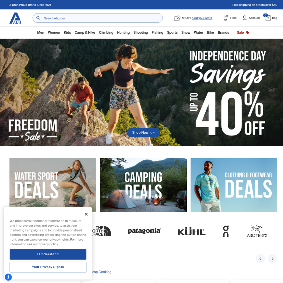 als.com homepage screenshot