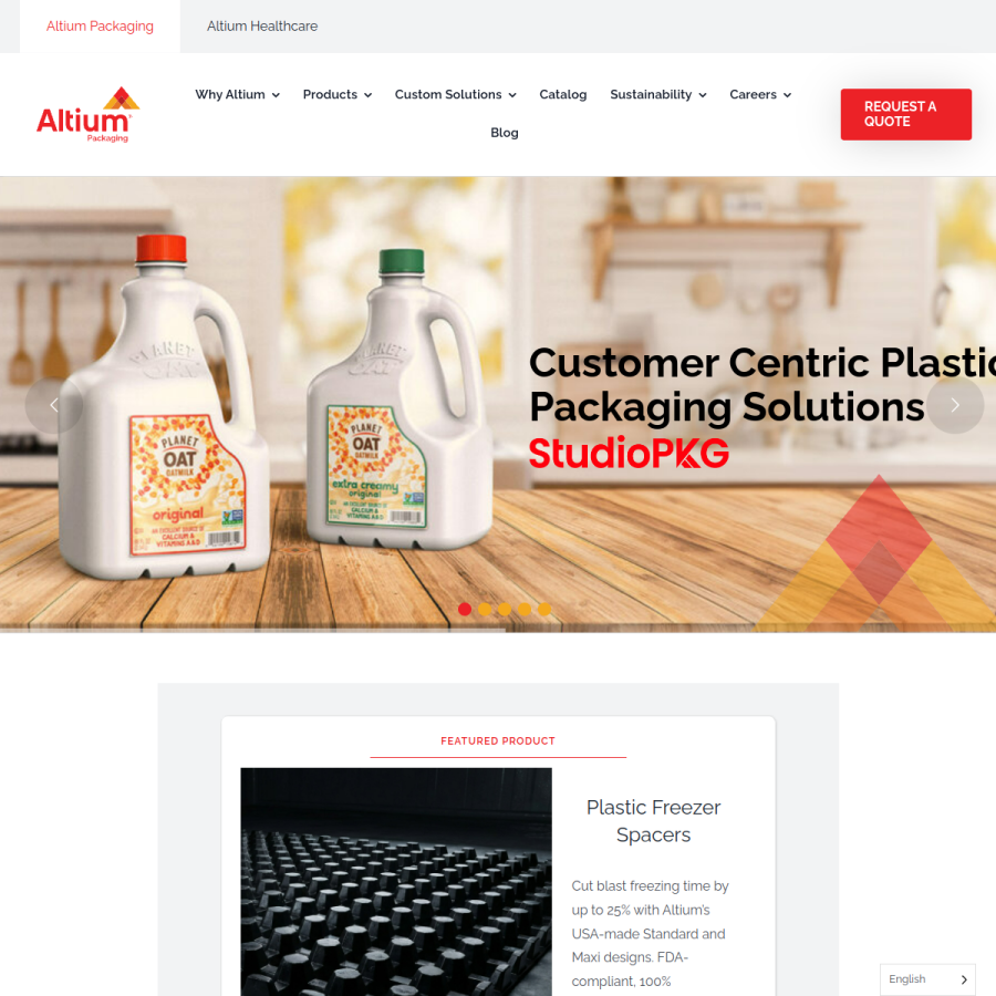 altiumpkg.com homepage screenshot